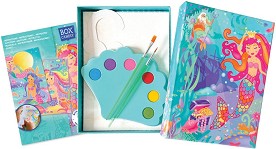 Оцветявай с акварелни бои Русалки - Box Candiy - Творчески комплект — BC1919