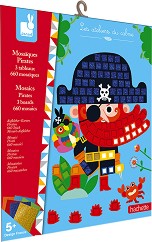 Мозайка Пирати - Janod - Творчески комплект — J07897