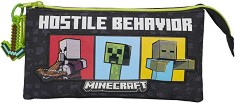 Ученически несесер - С 3 отделения на тема Minecraft — PT66-03MF