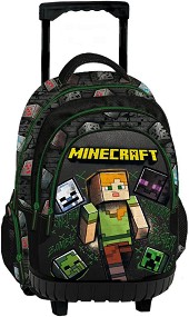 Ученическа раница с колелца Street - На тема Minecraft — 268251
