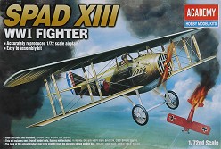 Военен самолет - Spad XIII - Сглобяем авиомодел — Academy 1623