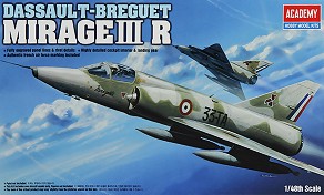 Изтребител - Mirage III R - Сглобяем авиомодел — Academy 12248