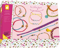 Направи сама гривни за приятели - Janod - Творчески комплект от серията Les Ateliers Bijoux — J07939