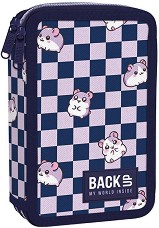 Несесер с ученически пособия BackUp DW 30 - С 2 отделения от серията Chessboard Hamsters — 710131