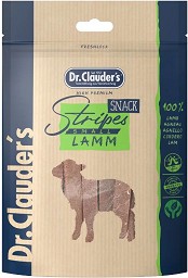 Лакомства за кучета и котки Dr.Clauder's Stripes Snacks Small - 80 г, с агнешко