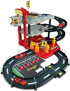 Паркинг писта на 3 нива Bburago - С 2 колички от серията Ferrari Race & Play — 18-31204