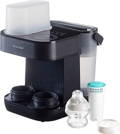 Електрически уред за приготвяне на адаптирано мляко Tommee Tippee Perfect Prep Pro - С филтър, шише 150 ml и силиконов биберон, 0+ м — TT.0295