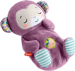 Плюшена музикална маймунка - Fisher Price - Със звук и светлина, за бебета над 0+ месеца — JLH41