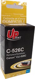 Касета с мастило за принтер UPrint C-526 Cyan - 670 страници