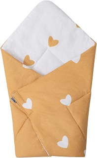   Bubaba Yellow Hearts - 65 x 65 cm - 