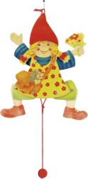 Подскачащо дървено момиче - Goki — 53003