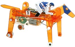 Сглобяем робот с мотор Tamiya - Състезателен кон с ездач — 71112