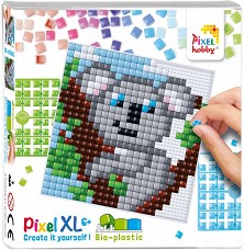 Мозайка с пиксели XL Коала - Pixelhobby - Творчески комплект — 41058-Koala2