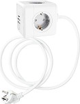   4   3 USB  Technaxx Power Cube 2XUSBA + 1C TX-195 -     1.4 m - 