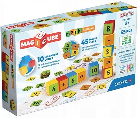 Магнитен конструктор Geomag - Числа - От 55 части, от серията Magicube — 256