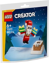LEGO Creator - Коледни забавления в комина с Дядо Коледа - Детски конструктор — 30692