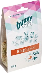 Храна за мини зайчета и гризачи с чувствително храносмилане bunny Nature RiceFlakes - 120 г, от серията HealthFood