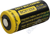  3.7V Nitecore -  Li-Ion (CR-123) 950 mAh - 