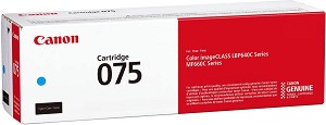 Тонер касета Canon CRG-075 Cyan - 1300 страници