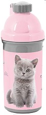 Детска пластмасова бутилка Paso - С вместимост 500 ml от серията Cat — PP24CT-3021