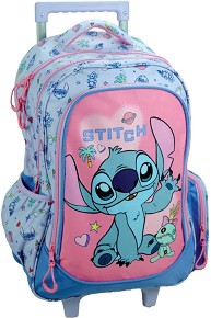 Ученическа раница с колелца - На тема Stitch — 342-04074