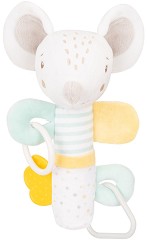 Мека писукаща играчка с гризалки Мишле - Kikka Boo - От серията Joyful Mice — 31201010378