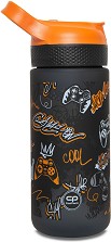 Детска пластмасова бутилка Cool Pack Bibby - С вместимост 420 ml от серията Gamer — Z08827