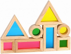 Дървени кубчета - Tooky Toy - По метода на Монтесори — TH839