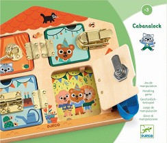 Уча се да заключвам - Djeco - Образователен комплект — DJ01659