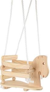 Дървена люлка Small Foot - Пони - За деца до 30 kg