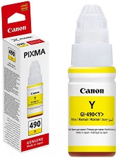Мастило за принтер Canon GI-490 Yellow - 7000 страници
