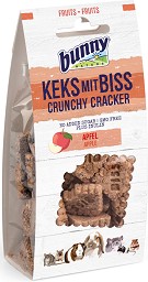 Бисквити за мини зайчета и гризачи bunny Nature Crunchy Cracker - 50 г, с ябълка и инулин