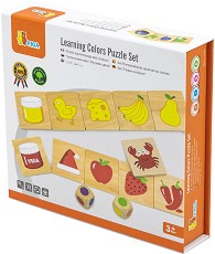 Цветове - Дървена логическа игра — Viga Toys 44505