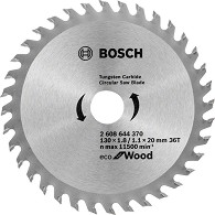     Bosch - ∅ 130 / 20 / 1.1 mm  36    Eco for Wood - 