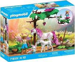 Playmobil - Кътче за мама и малко еднорогче — 71839