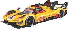 Метална количка 499P Yellow - Bburago - С мащаб 1:18, от серията Ferrari Race & Play — 18/16304