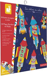 Направи сам хартиени ракети - Janod - Творчески комплект — J07988