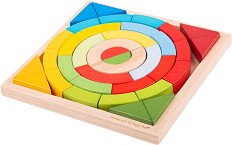 Дървените арки и триъгълници за подреждане - Bigjigs Toys — 33035