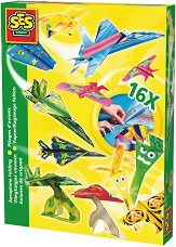 Създай сам оригами-самолети - Творчески комплект — SES Creative 852