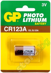 Батерия 3V - Литиева (CR123A) - 1 брой - батерия