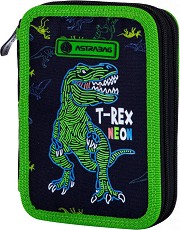 Несесер с ученически пособия - Astra S.A. - С 2 отделения от серията T-Rex