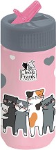 Детска пластмасова бутилка Derform - С вместимост 330 ml от серията Cleo and Frank — 97487