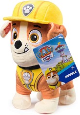 Плюшена играчка Ръбъл - Spin Master - С височина 23 cm, на тема Пес патрул — 6071649