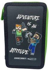 Ученически несесер - Adventure - С 2 отделения на тема Minecraft — 246011837