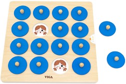 Дървена мемо игра за памет — Viga Toys 44640