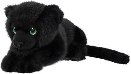 Еко плюшена черна пантера - Keel Toys - От серията Keeleco — SE4062