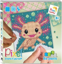 Мозайка с пиксели Аксолотъл - Pixelhobby - Творчески комплект — 44035