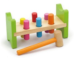 Дървена игра с чукче - Viga Toys — 50827