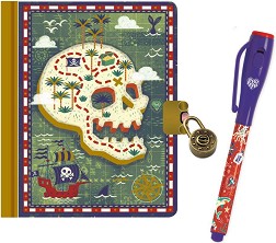 Таен дневник с магическа писалка Steve - Djeco - 10 х 13,5 см