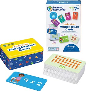 Карти за умножение Learning Resources - 169 броя — LER5032
